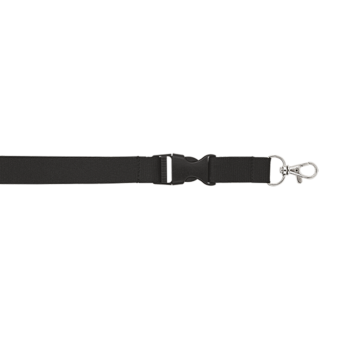 Woven Lanyard with Plastic Buckle