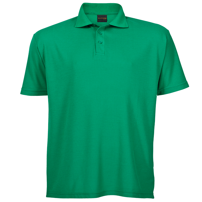 175g Barron Pique Knit Golfer Mens - Emerald