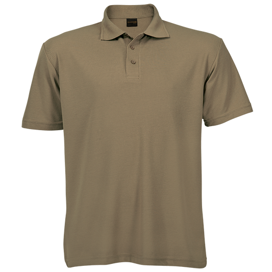 175g Barron Pique Knit Golfer Mens - Khaki