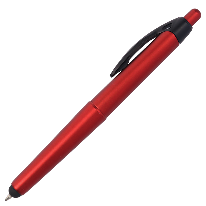 Tip Through Stylus Ballpoint Pen