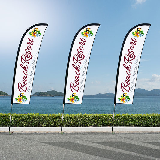 Wind Cheather Banners Econo - Double Sided - Digital
