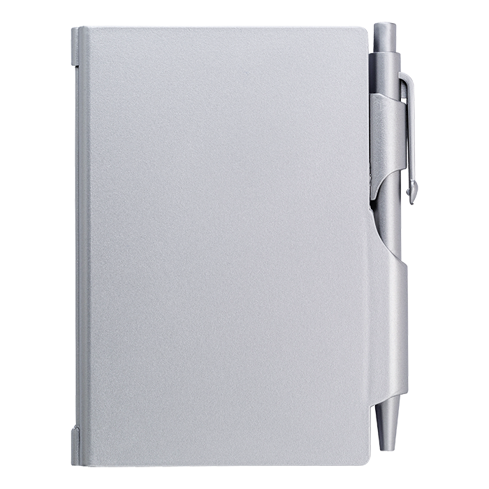 Barron Notebook and Pen in Plastic Case - Blue
