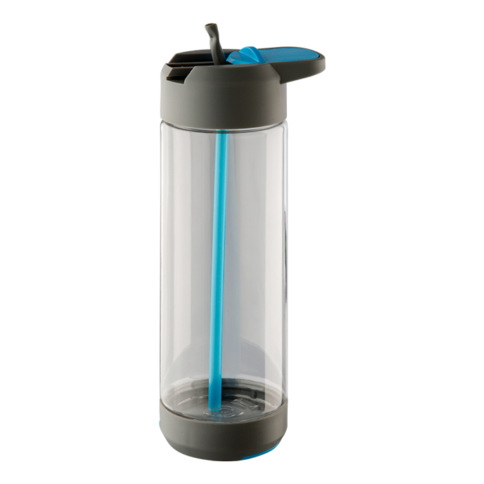 Barron 700ml Tritan Water Bottle With Phone Holder - Blue