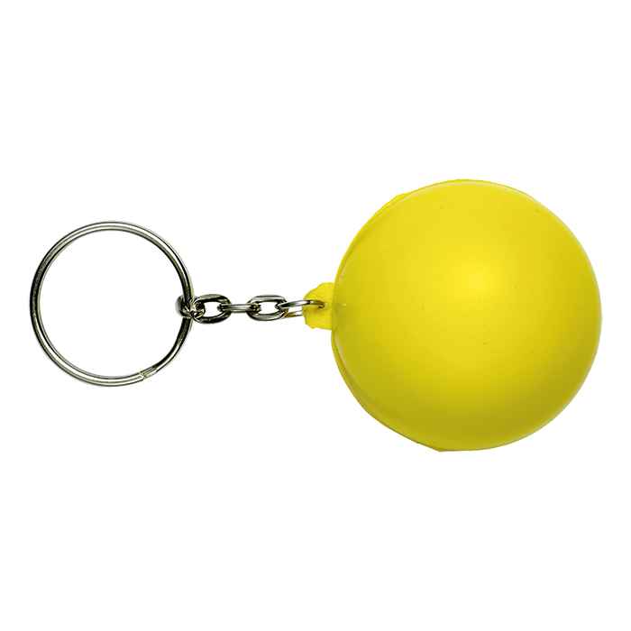 BK7865 - Smile Stress Ball Keychain
