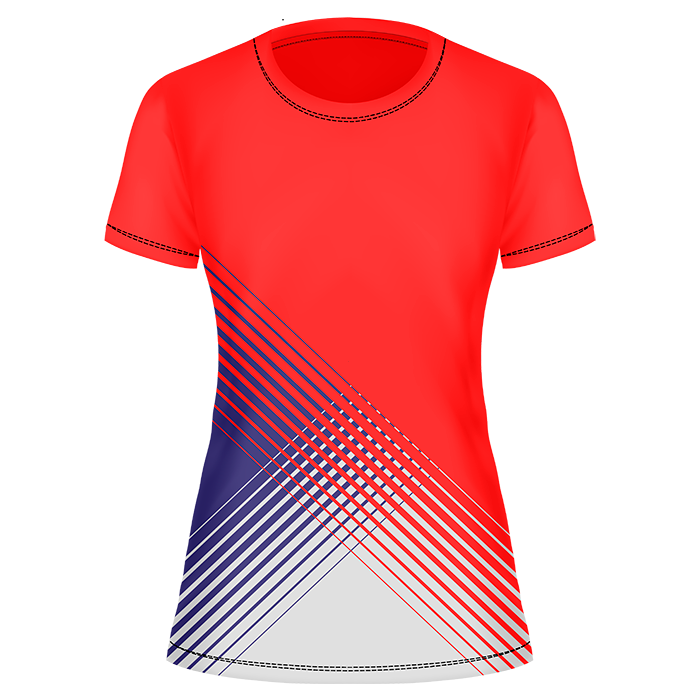 Ladies Crew Neck T-shirt Custom Design