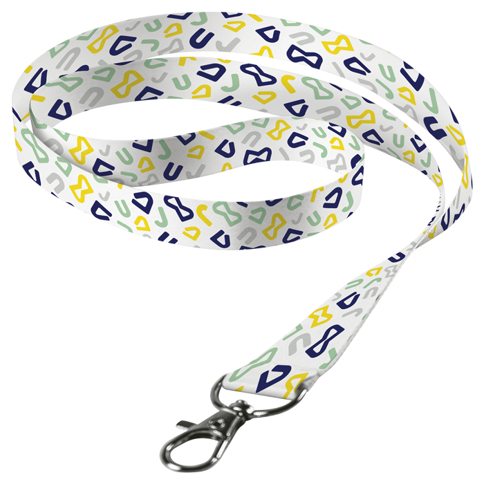 Sublimated Lanyard Double Side Sub with Lobster Ring