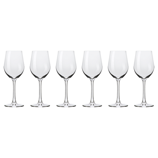 Cosmopolitan Wine Glass 345ML Set of 6 - Clear