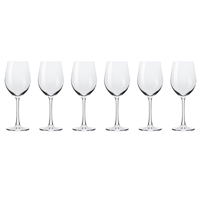 Cosmopolitan Wine Glass 425ML Set of 6 - Clear