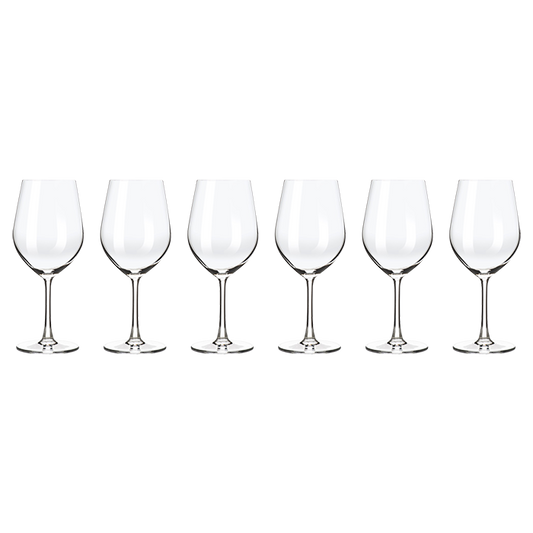 Cosmopolitan Wine Glass 590ML Set of 6 - Clear