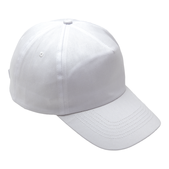 5 Panel Cotton with Hard Front Cap