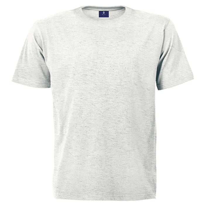 160g Barron Crew Neck T-Shirt - Dark Ice Melange
