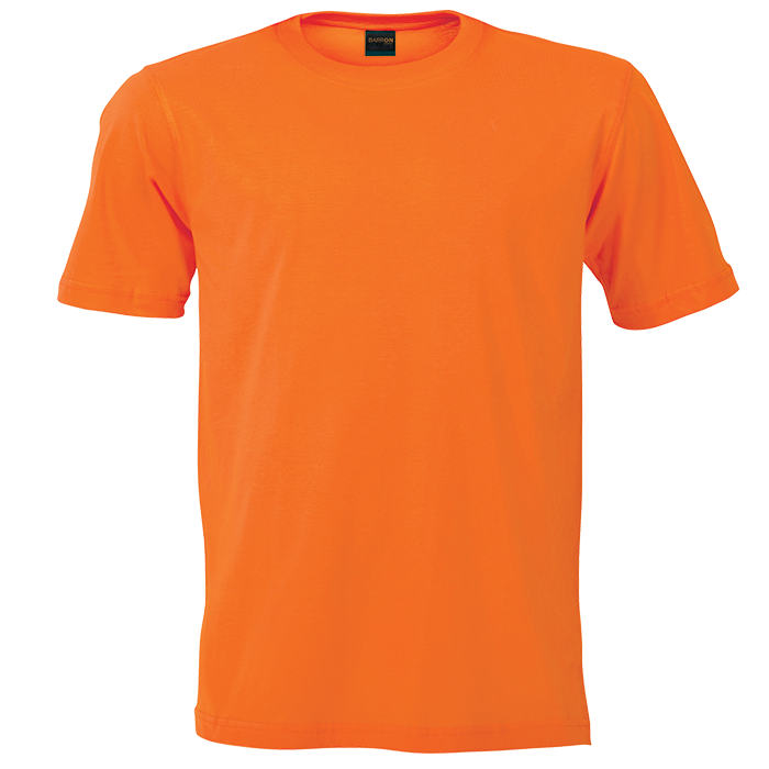 160g Barron Crew Neck T-Shirt - Orange