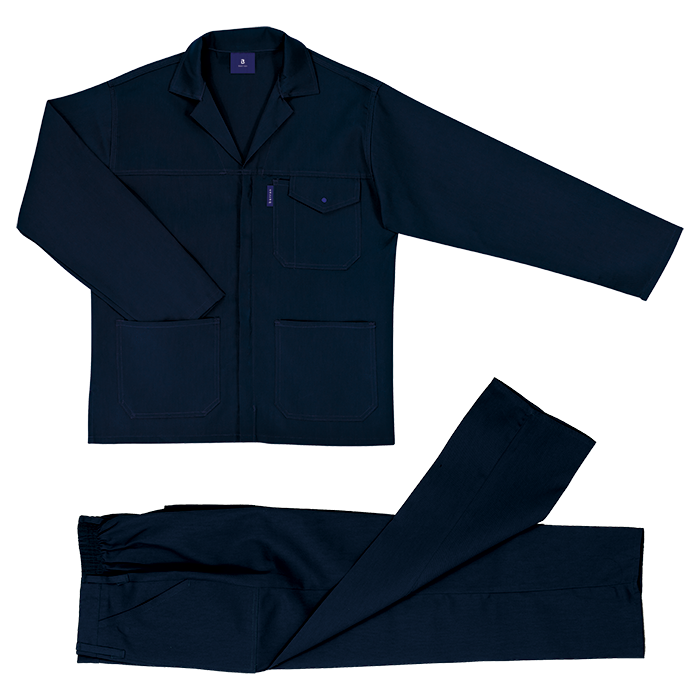 Barron Budget Poly Cotton Conti Suit - Dark Navy