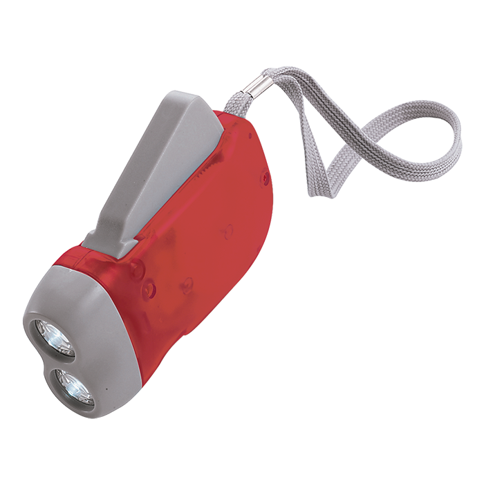 Dynamo Torch with 2 LED Lights