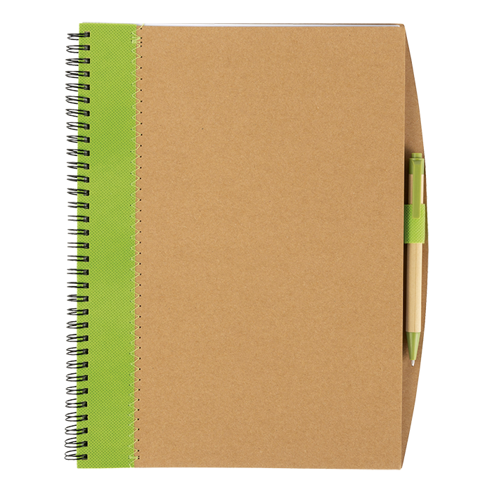 Recycled Cardboard Notebook With Pen