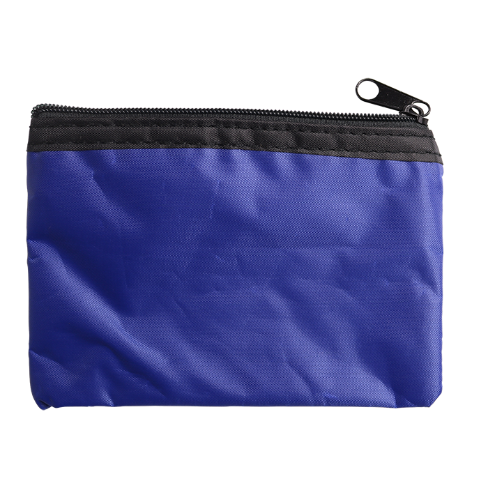 Zippered Pouch with Split Ring