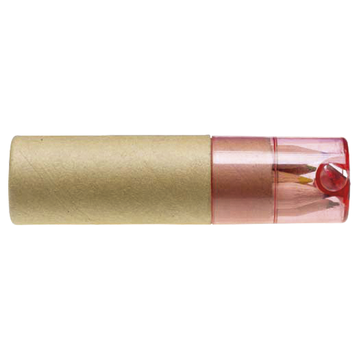 Coloured Pencil Set of 6 with Sharpener