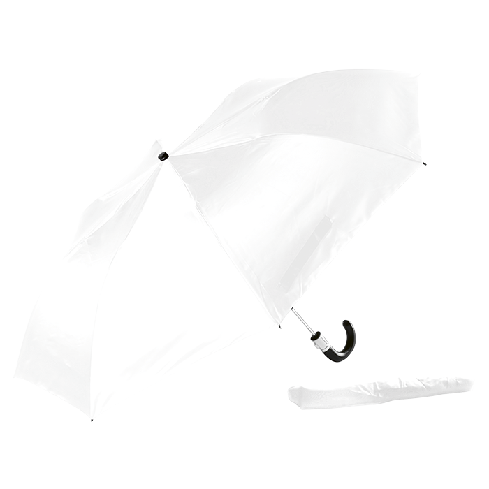 Gents Compact With Leather Handle