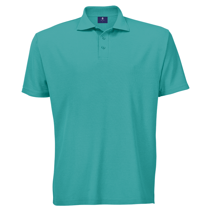 175g Barron Pique Knit Golfer Mens - Aquamarine