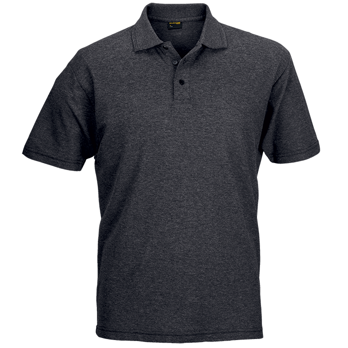 175g Barron Pique Knit Golfer Mens - Charcoal Heather