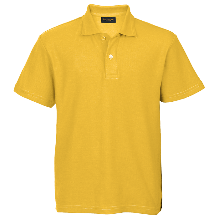 175g Pique Knit Golfer Kiddies - Yellow