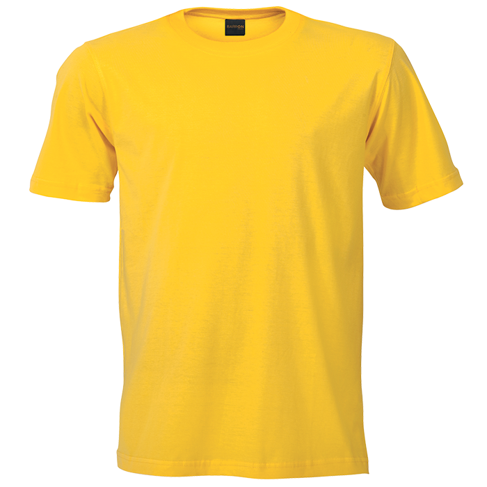 160g Barron Crew Neck T-Shirt - Yellow