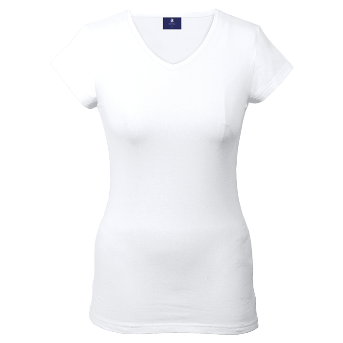 170g Essential V-Neck Slim Fit Ladies