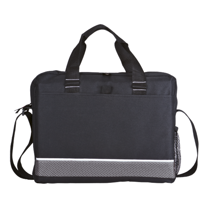 Barron BB0036 - Conference Bag with Mesh Side Pocket - 600D and Sandwich Mesh