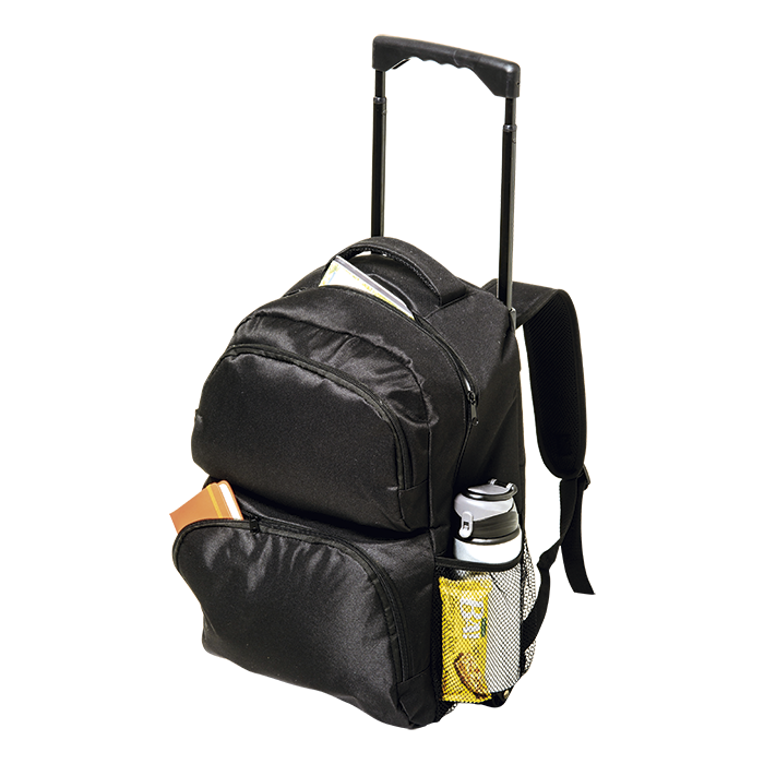 Barron BB0172 - Trolley Backpack with Two Front Zippered Pockets