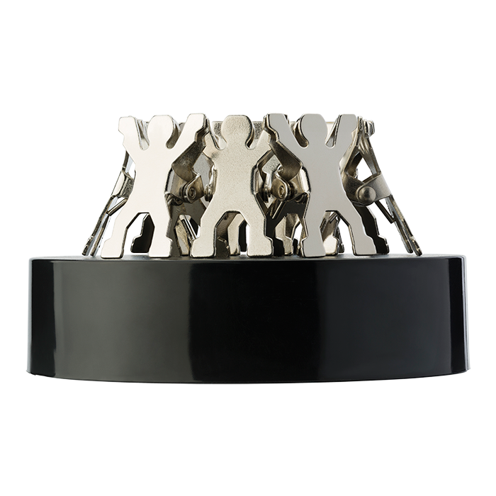 Barron BH1190 - Magnetic Paperweight with Man Shaped Clips