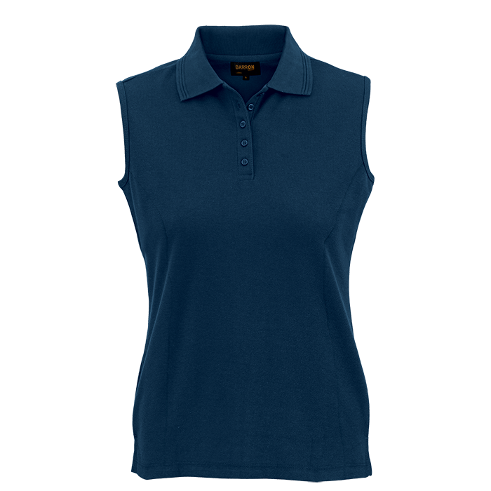 Barron Ladies 175g Pique Knit Sleeveless Golfer (L175-SLV)
