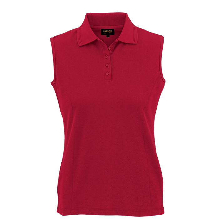 Barron Ladies 175g Pique Knit Sleeveless Golfer (L175-SLV)