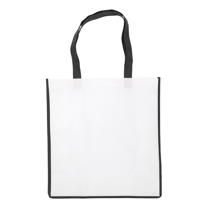 Barron BB3610 - Non Woven Shopper with Coloured Trim