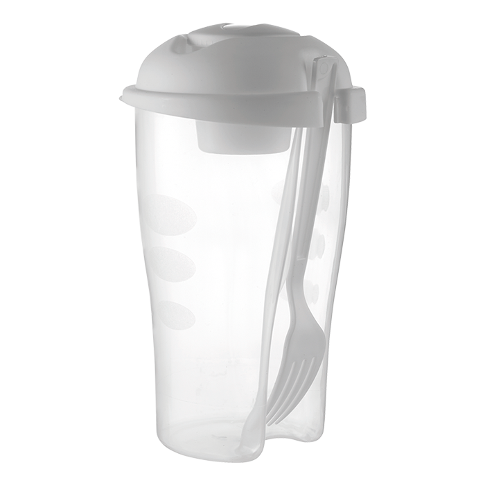 Barron BH6731 - Salad Shaker with Salad Dressing Container and Fork