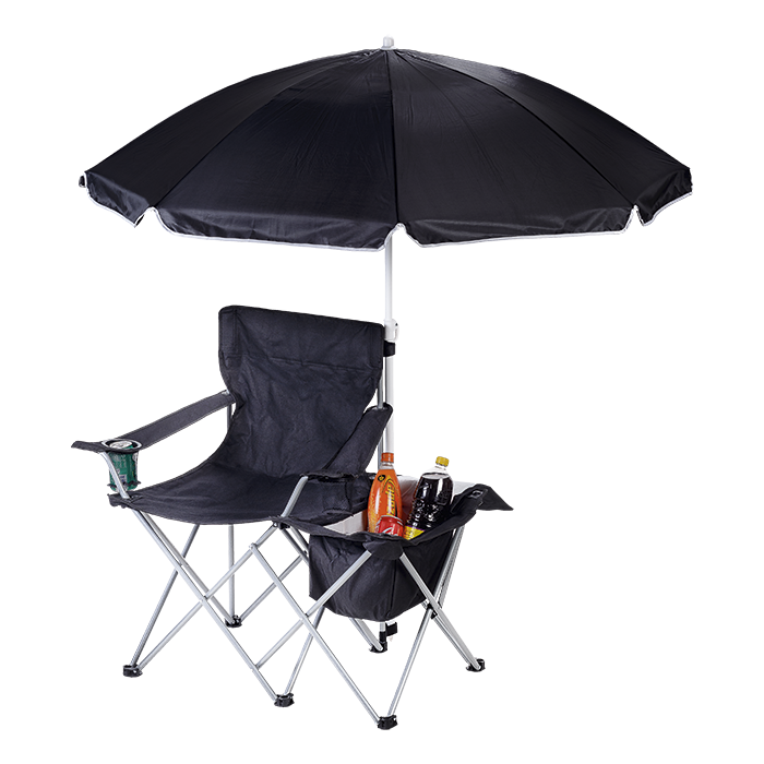Barron BR0049 - Camping Chair with Umbrella and Cooler
