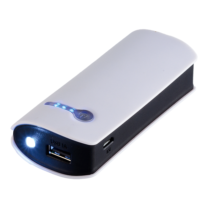 Barron BE0082 - Powerbank with Torch - 4000 mAh