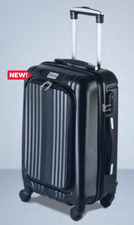 Hard Shell luggage bag with front pocket