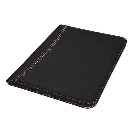 Barron Tribal Stripe A4 Folio 40 Pages - Black