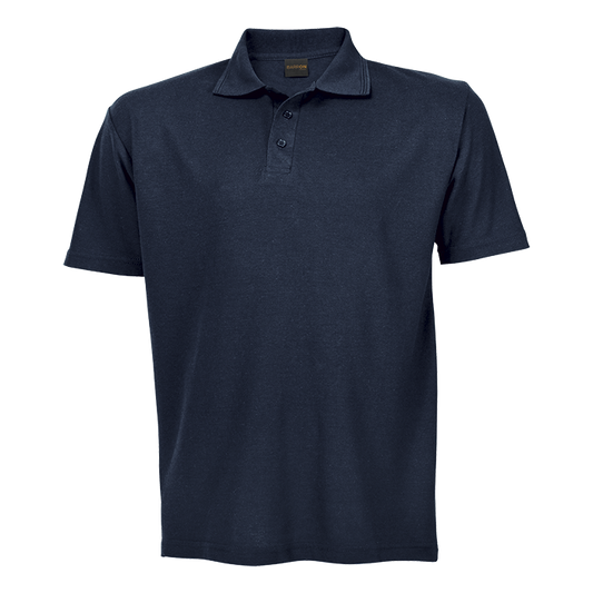 175g Barron Pique Knit Golfer Mens - Dark Navy