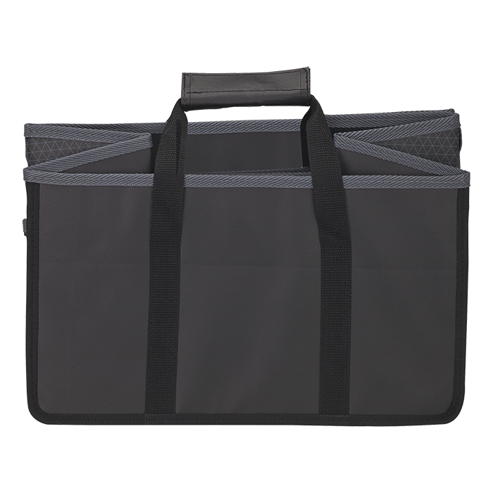 Barron Three Compartment Portable Boot Organiser - Black