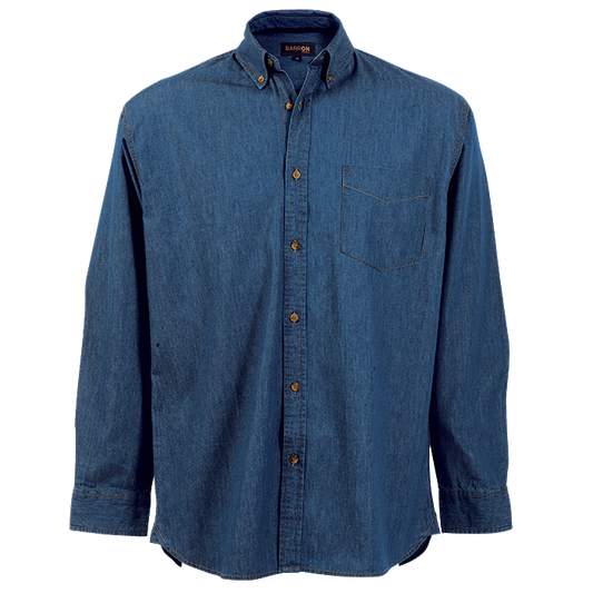 Denver Denim Shirt Long Sleeve Mens