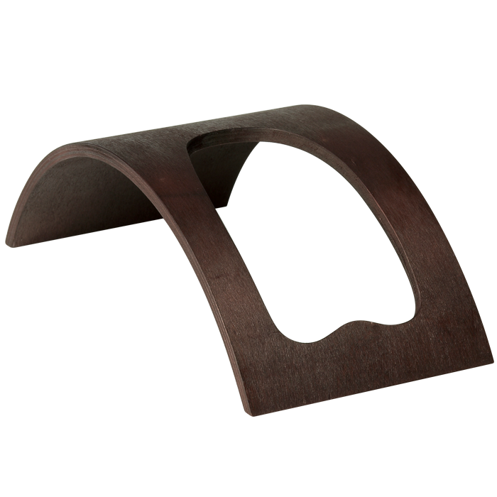 BH0075 - Curved Wooden Wine Bottle Holder