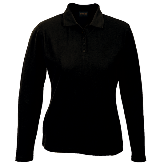 175g Pique Knit Long Sleeve Golfer Ladies