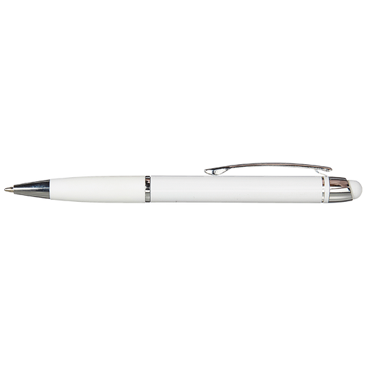 Stylus Ballpoint Pen with Matching Coloured Grip