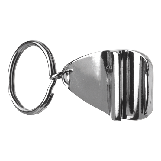 Barron Stylish Metal Bottle Opener Keychain - Silver