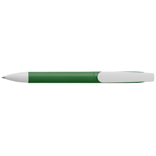 Twist Action Ballpoint Pen With Coloured Barrel