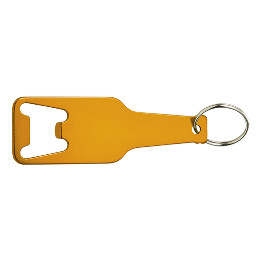 Bottle Shaped Keychain With Opener