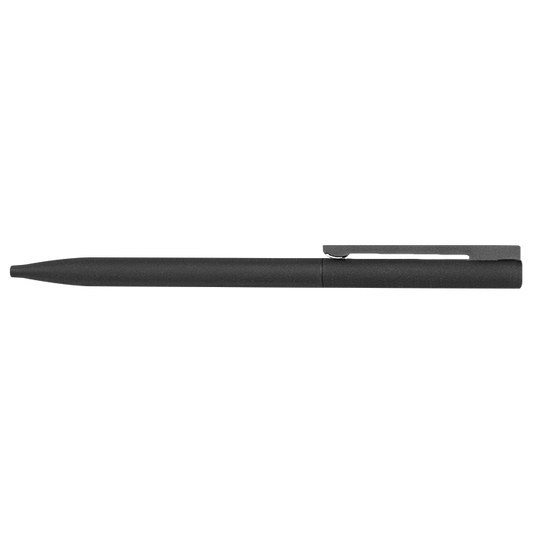 Chili Sari Twist Action Metal Ballpoint Pen - Black