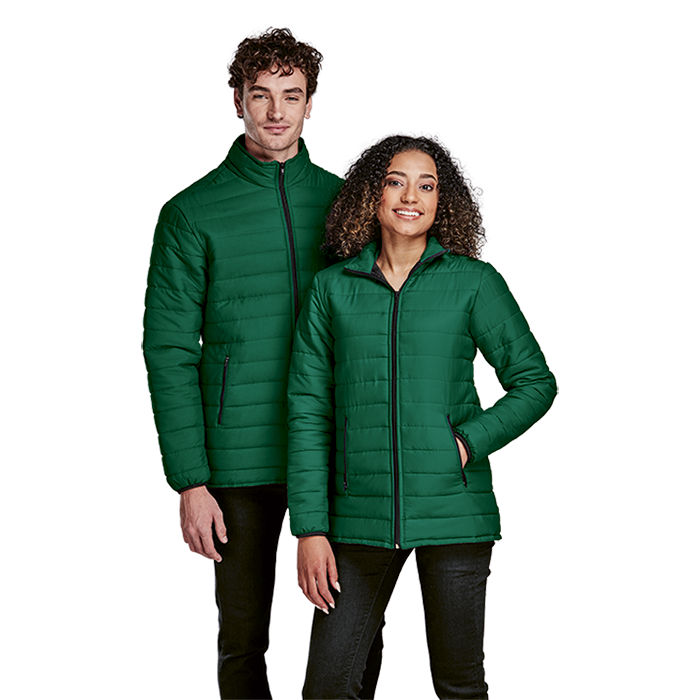 Emerald green puffer jacket on sale