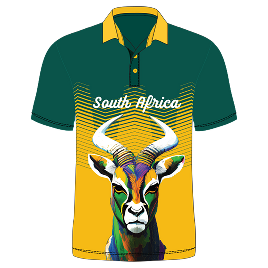 Sublimated World Cup Golfer - Bottle/Gold